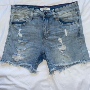 Cello Bermuda jean shorts